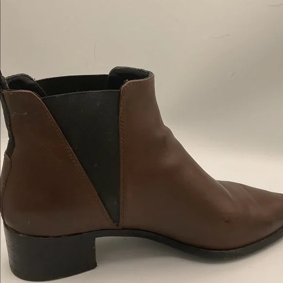 “ACNE STUDIO” “JENSON” Brown Leather Ankle Boots - Picture 3 of 16